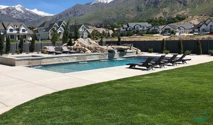 Architectural Pool Design in Utah by A Pools and Spa